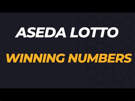 aseda winning and machine results.